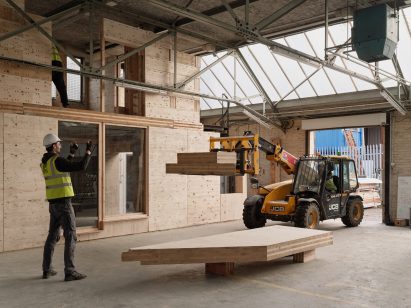 Circular construction hub in London by Yes Make, Resolve Collective and Material Cultures