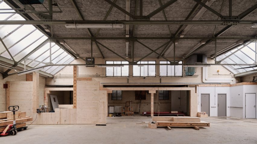 Tipping Point East circular construction hub by Yes Make, Resolve Collective and Material Cultures