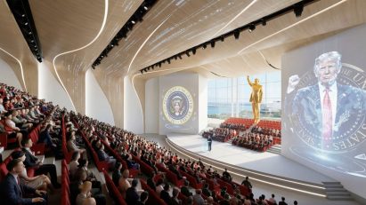 Trump presidential library skyscraper