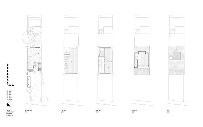 Floorplans of Tylney Avenue by Archmongers