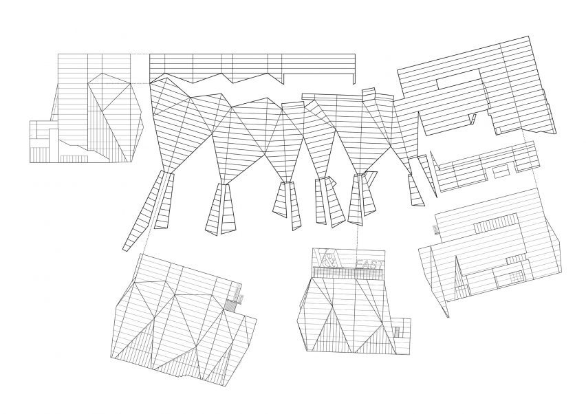 V&A East museum facade drawings