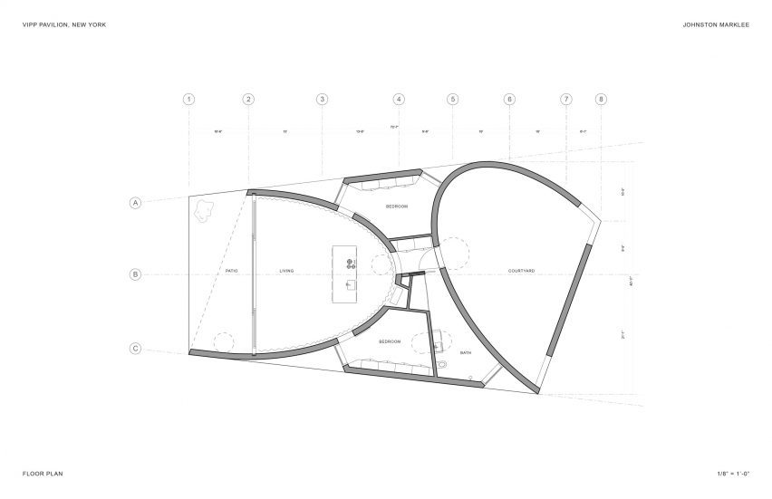 Vipp New York guesthouse plans