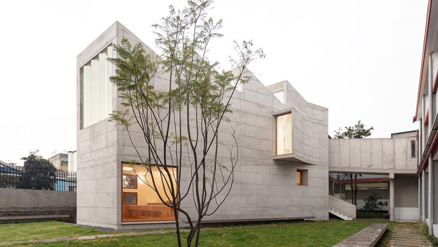 Visual Arts Building at the Cardinal Spellman Salesian Bilingual School by Studio Blur