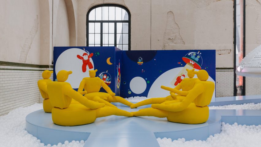 Walter Van Beirendonck designs space-themed playscape for Belgian arts campus