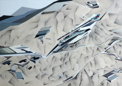 The Peak, Overall Isometric, Day View by Zaha Hadid