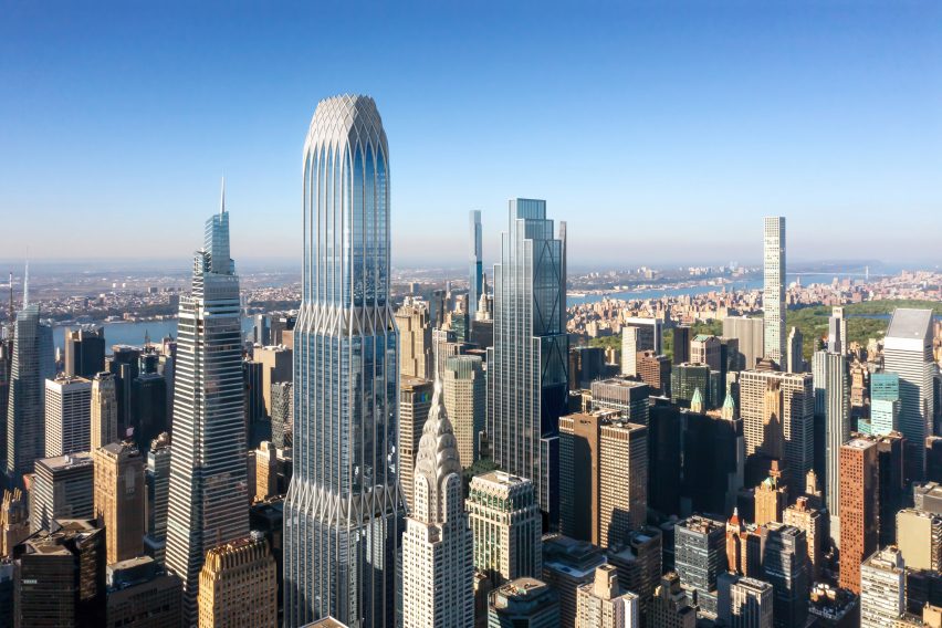 SOM 175 Park Avenue skyscraper renderings