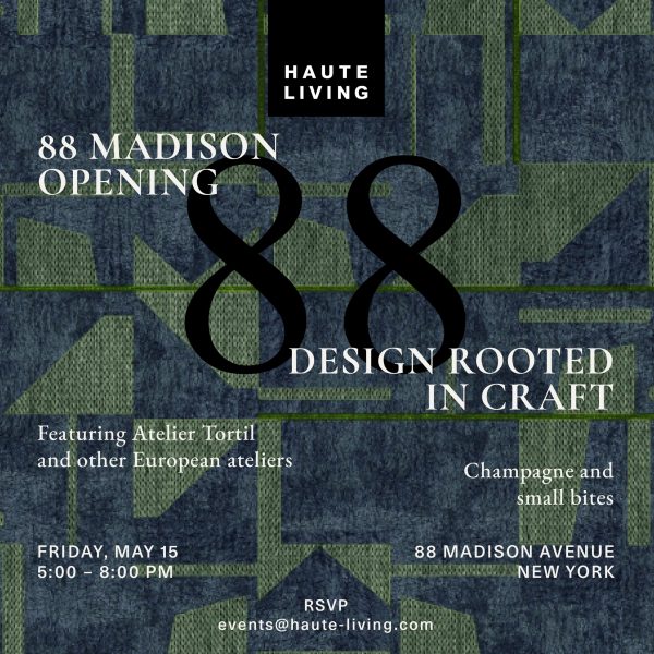 Poster artwork for showroom opening event