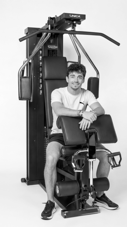 Charles Leclerc exercise machine
