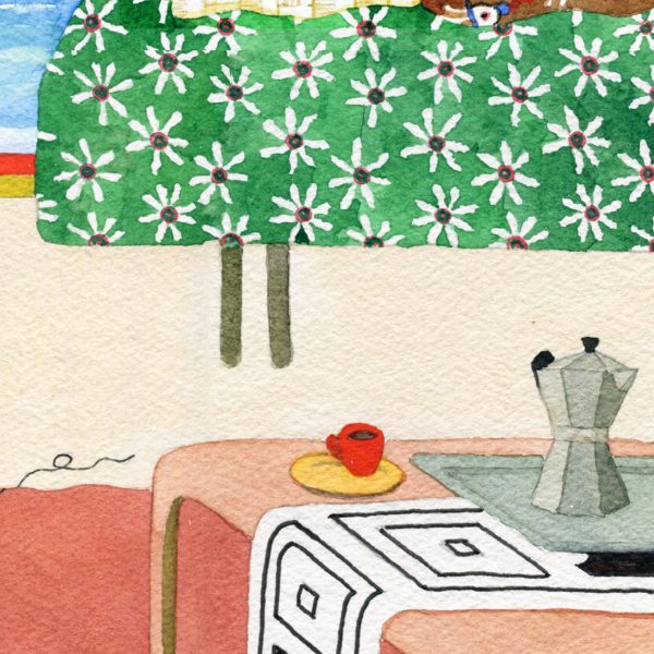 Artwork for textile and furniture exhibition