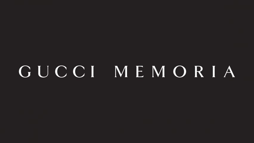 Logo for Gucci exhibition