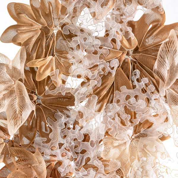 Render of 3D printed florals