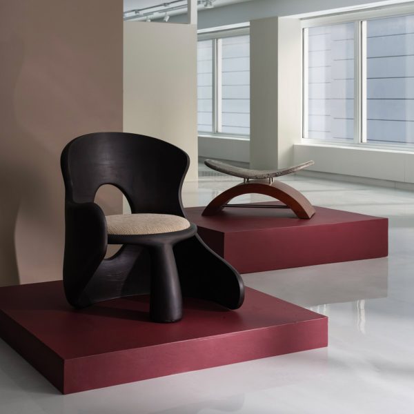 Display of furniture design in gallery
