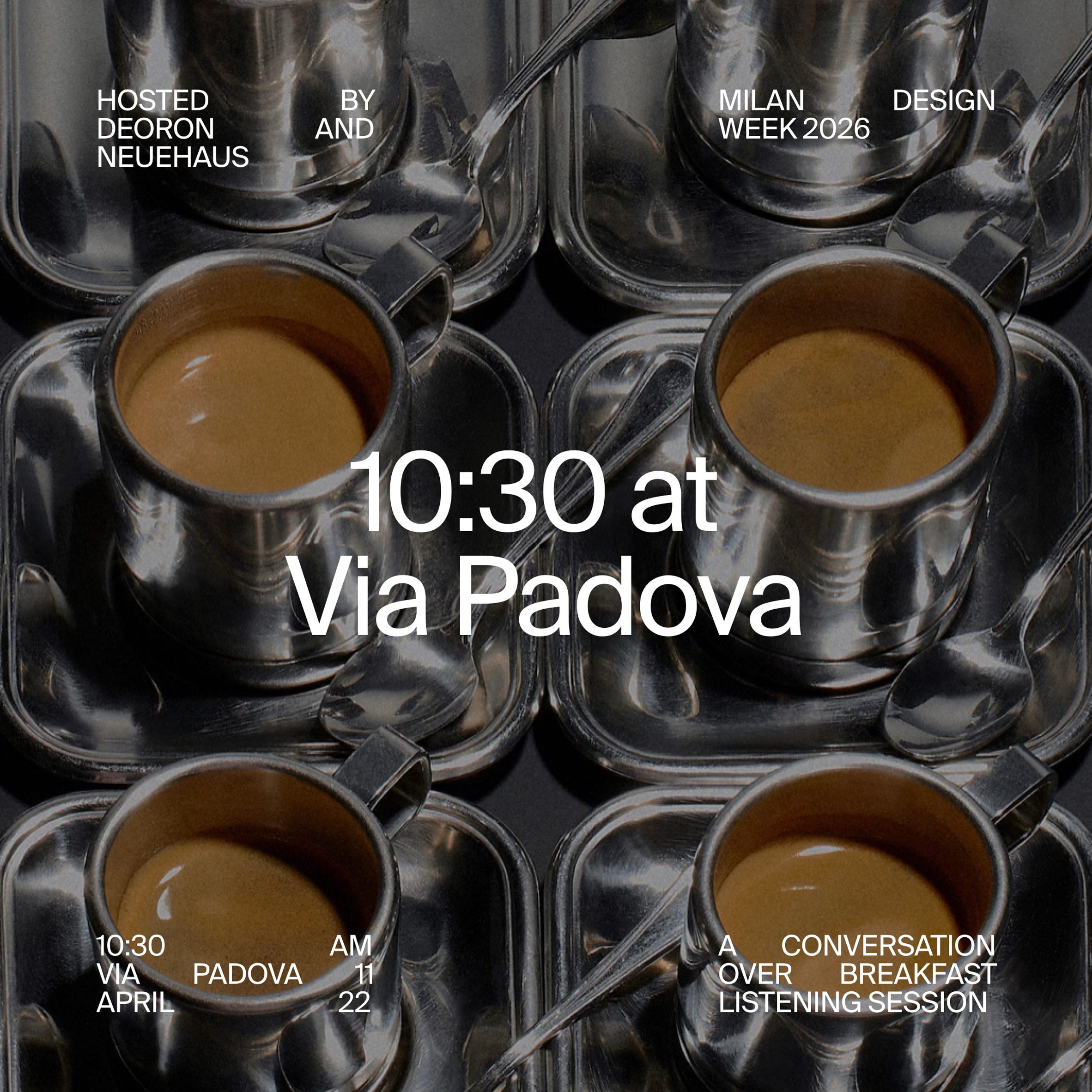 Photo of cups of coffee with text overlay