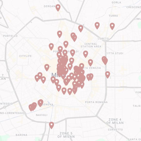 Milan design week 2026 map