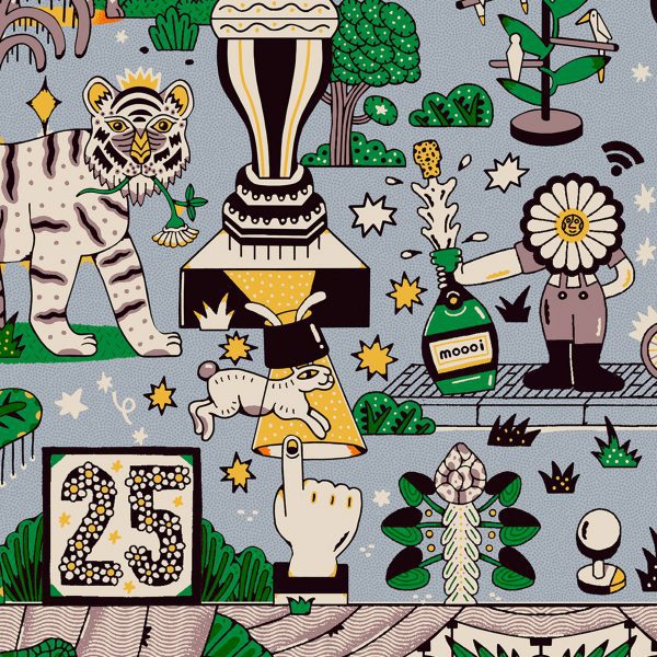 Graphics for Moooi anniversary