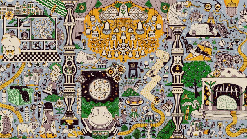 Graphics for Moooi anniversary