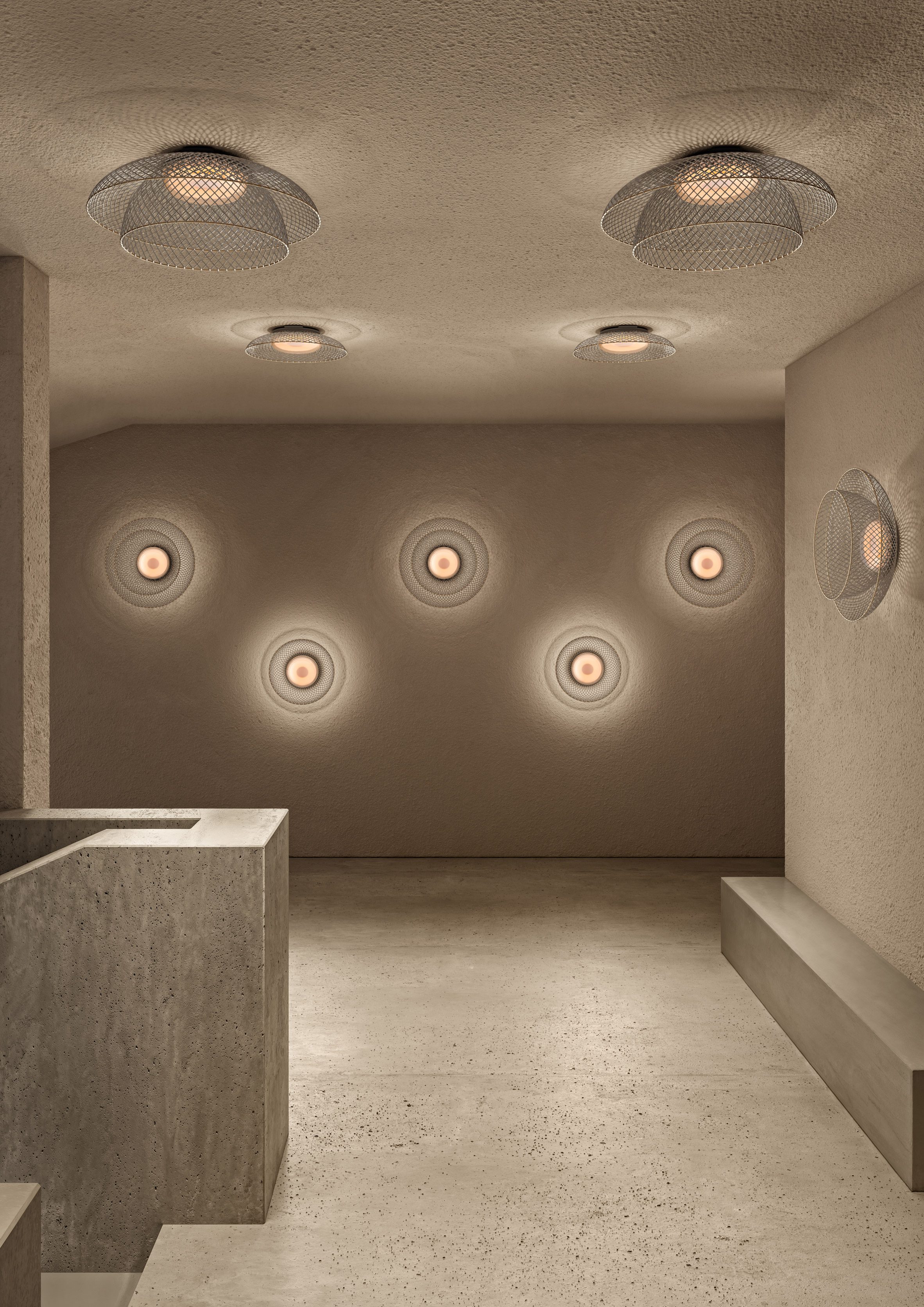 Meshmatics chandelier