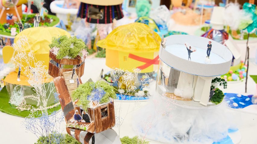 Photo of paper models
