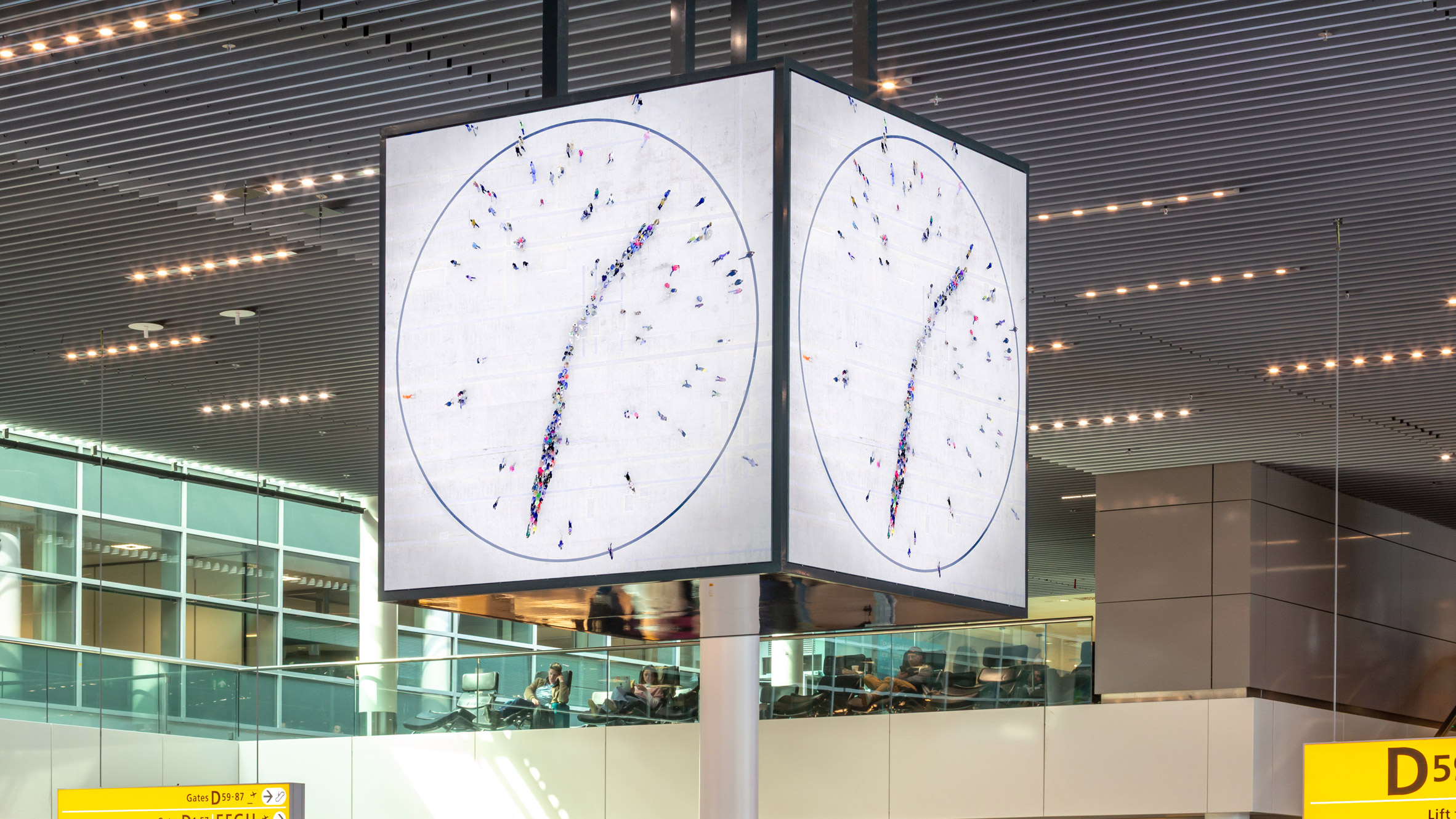 Clock at Schiphol