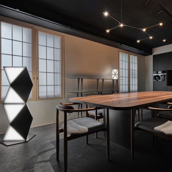 Display of furniture and lighting design