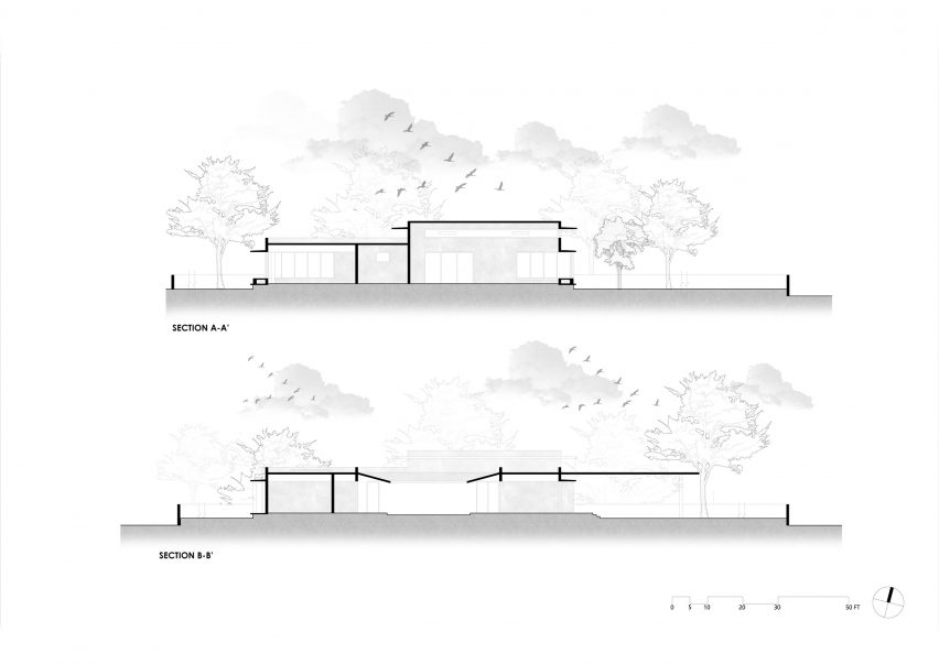Sections of A House Born of Four Soils
