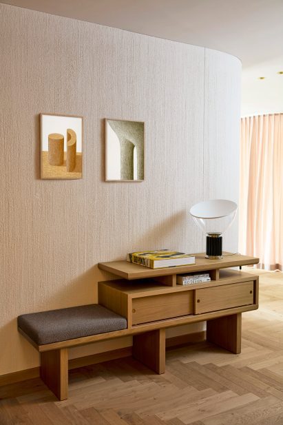 Hallway of Maya residences in Andermatt