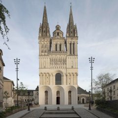 Angers Cathedral entrance by Kengo Kuma and Associates