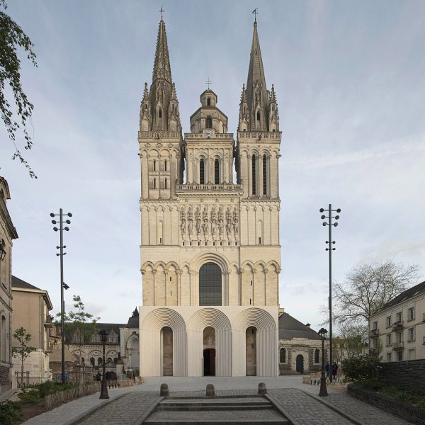 Angers Cathedral entrance by Kengo Kuma and Associates