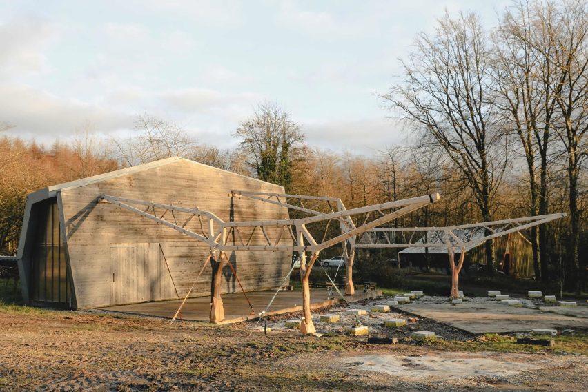 The Tree and the Truss by Design and Make students