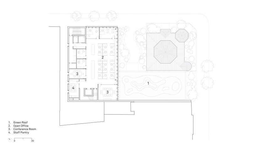 Green-Wood Cemetery greenhouse plan