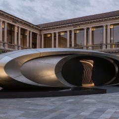 Audi unveils Zaha Hadid Architects pavilion at Milan design week