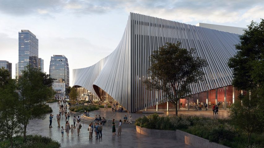BIG renderings for Tennessee Performing Arts Center in Nashville, USA