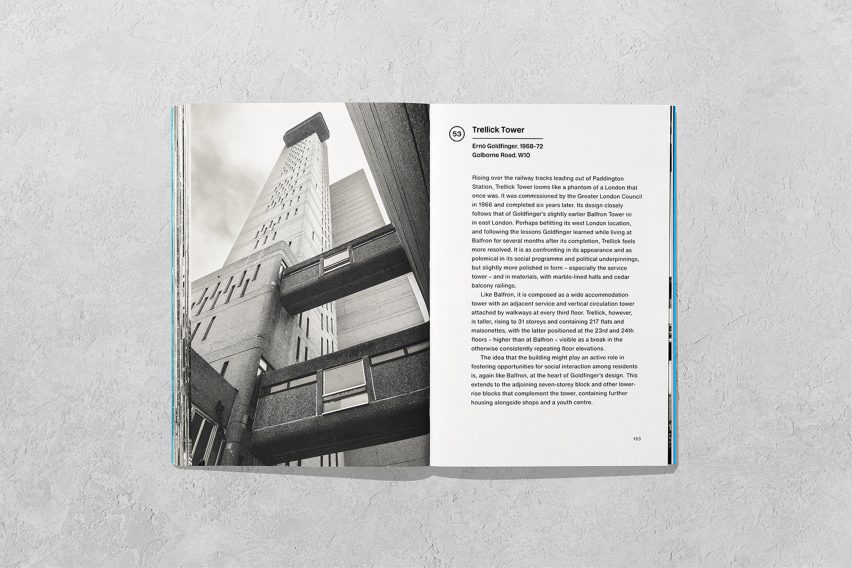 Internal spread of the Brutalist London book by Owen Hopkins