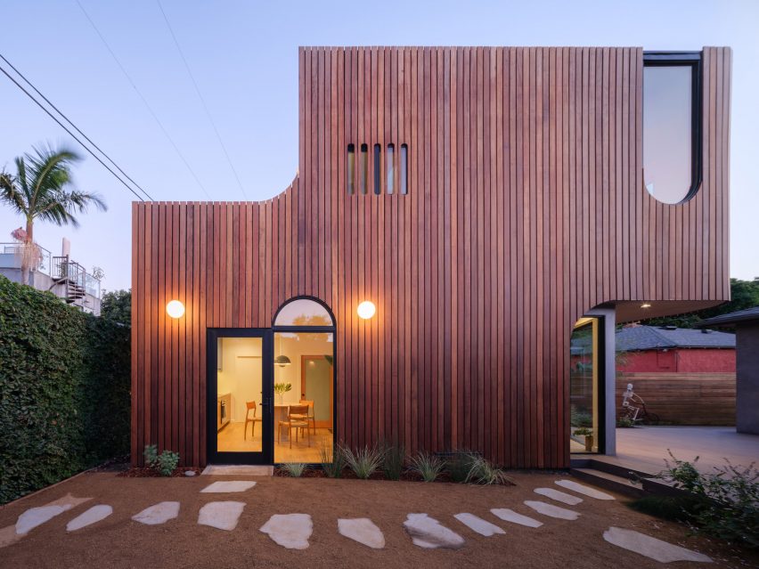 Ipe-clad ADU los angeles