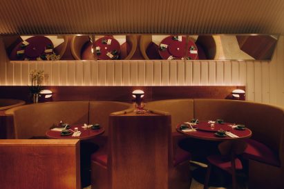 Cafe Kowloon restaurant Daytrip curved banquette seating
