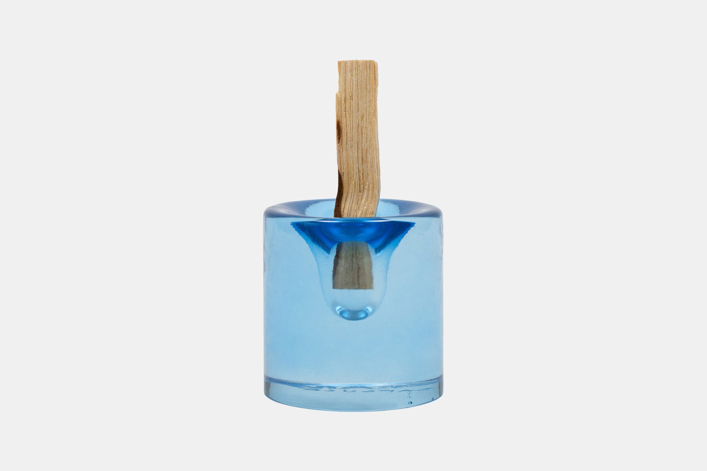 Capsule blue Palo Santo burner by 6AM