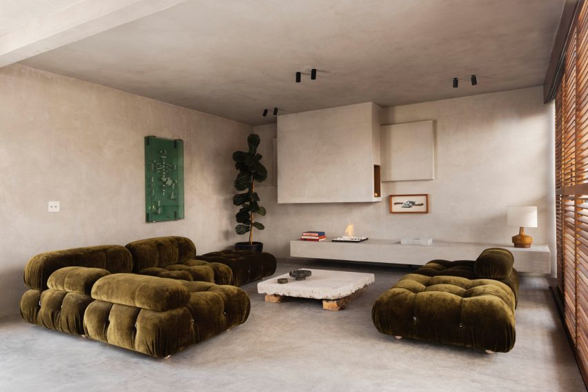 Brutalist penthouse by Barde vanVoltt