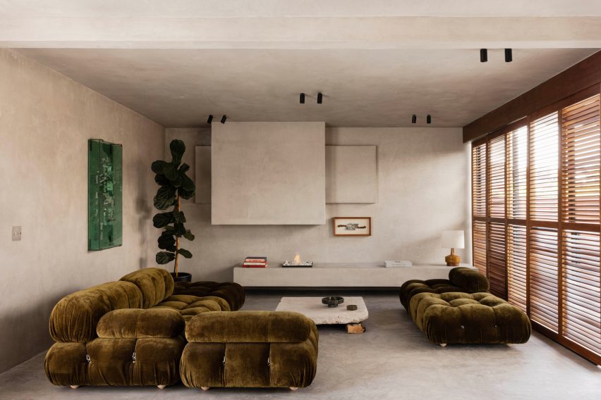 Brutalist penthouse by Barde vanVoltt