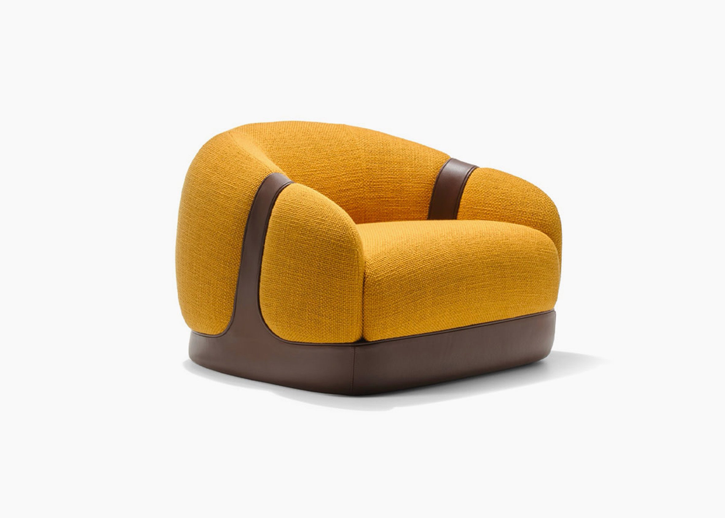 Yellow armchair by Cristian Mohaded for Molteni&C