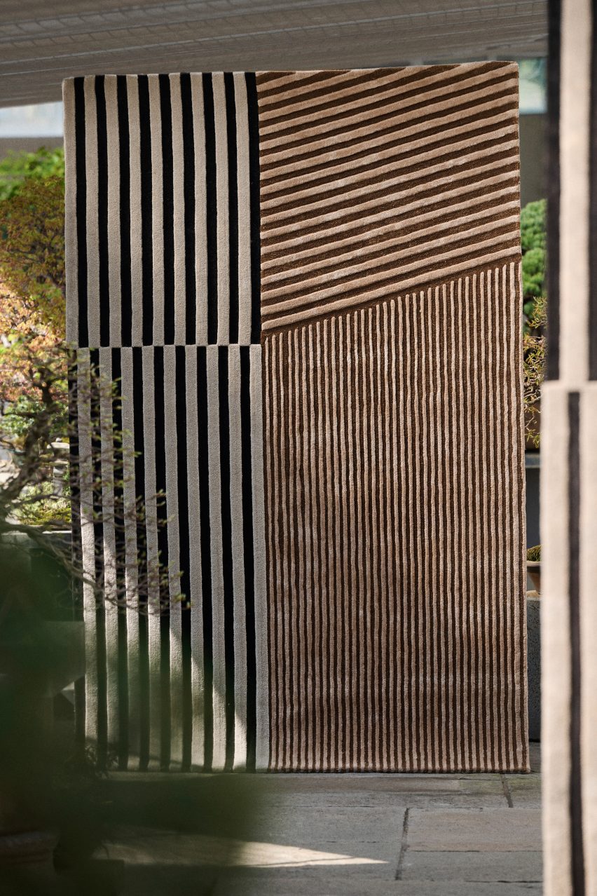 Faces rug collection by Kengo Kuma for Jaipur Rugs