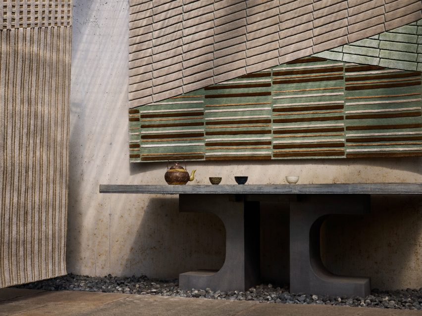 Faces rug collection by Kengo Kuma for Jaipur Rugs