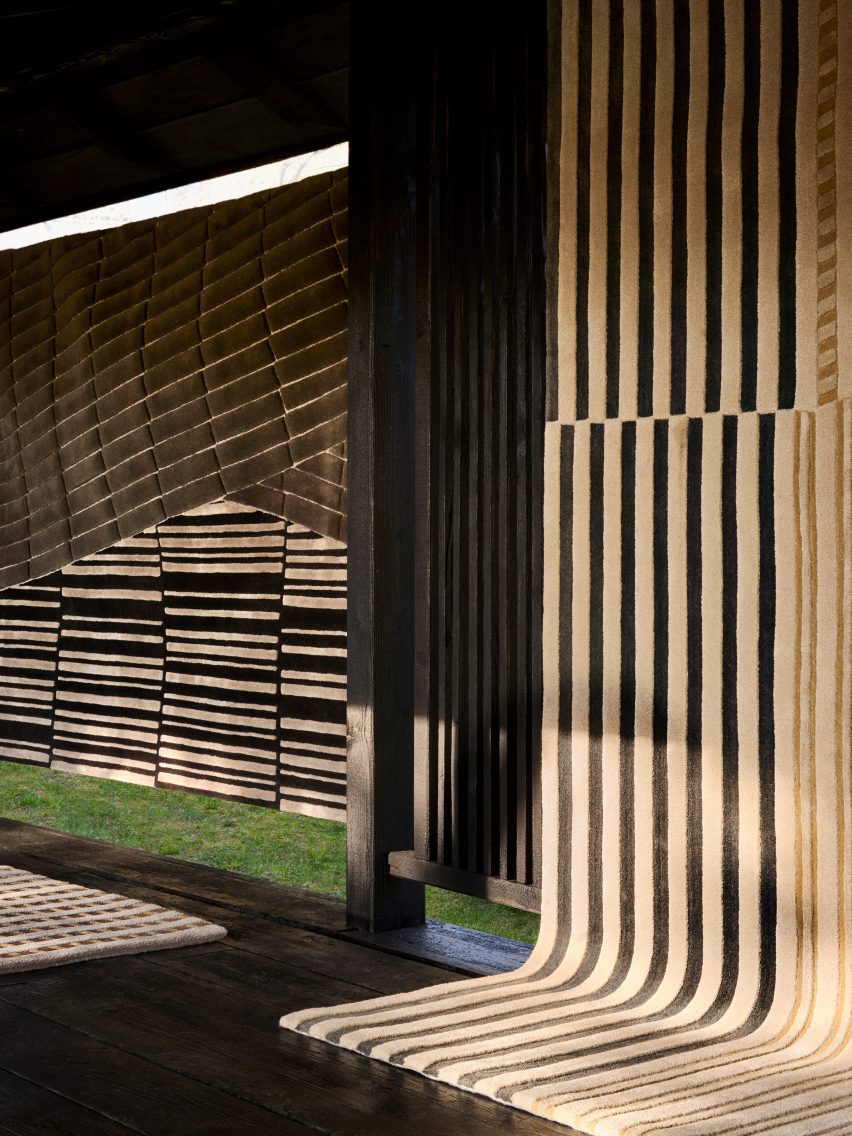 Faces rug collection by Kengo Kuma for Jaipur Rugs