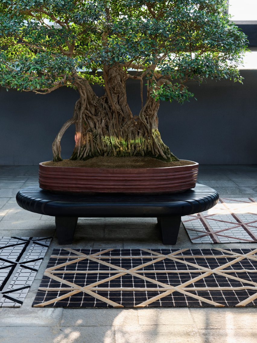 Faces rug collection by Kengo Kuma for Jaipur Rugs