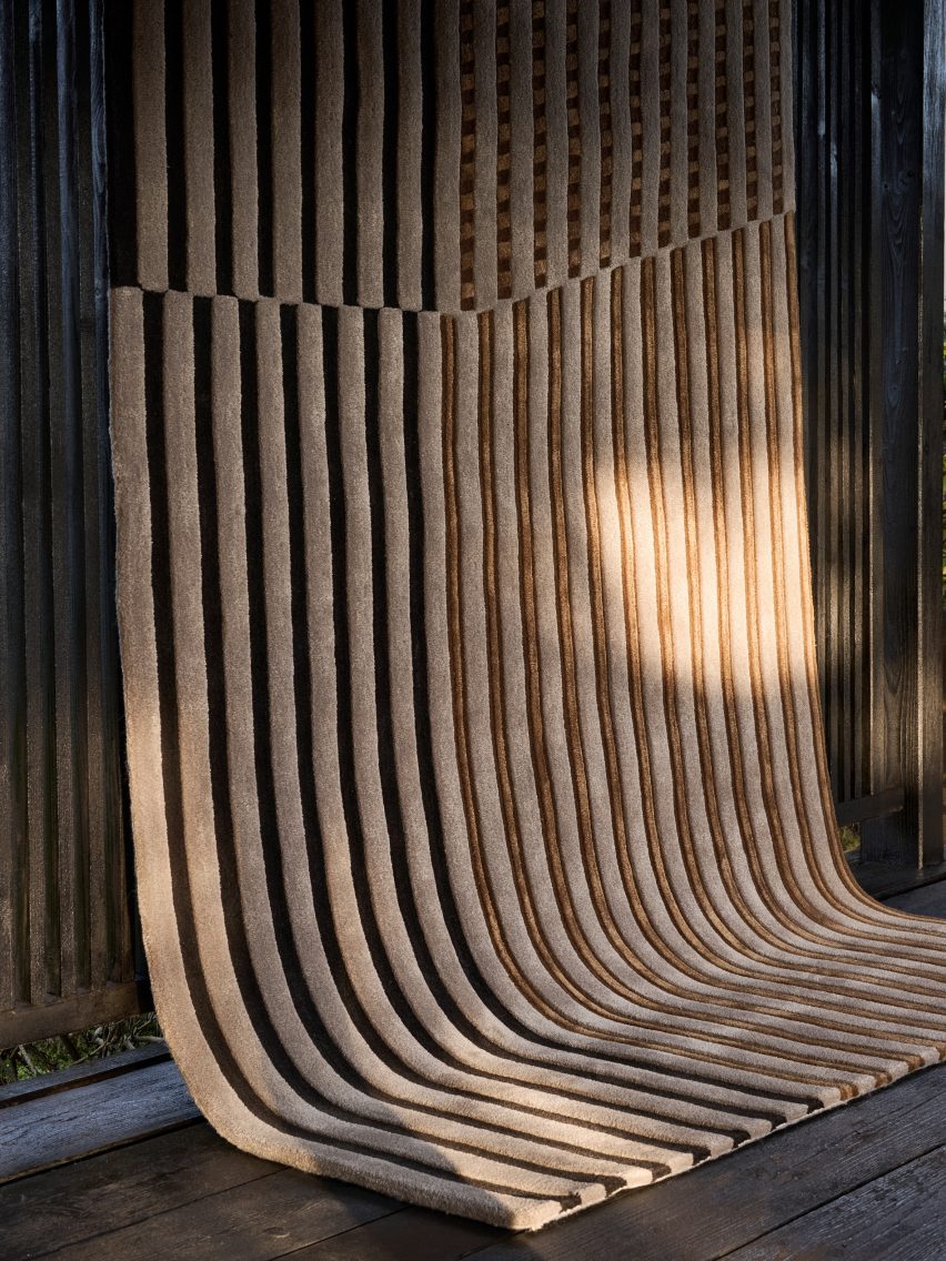 Faces rug collection by Kengo Kuma for Jaipur Rugs