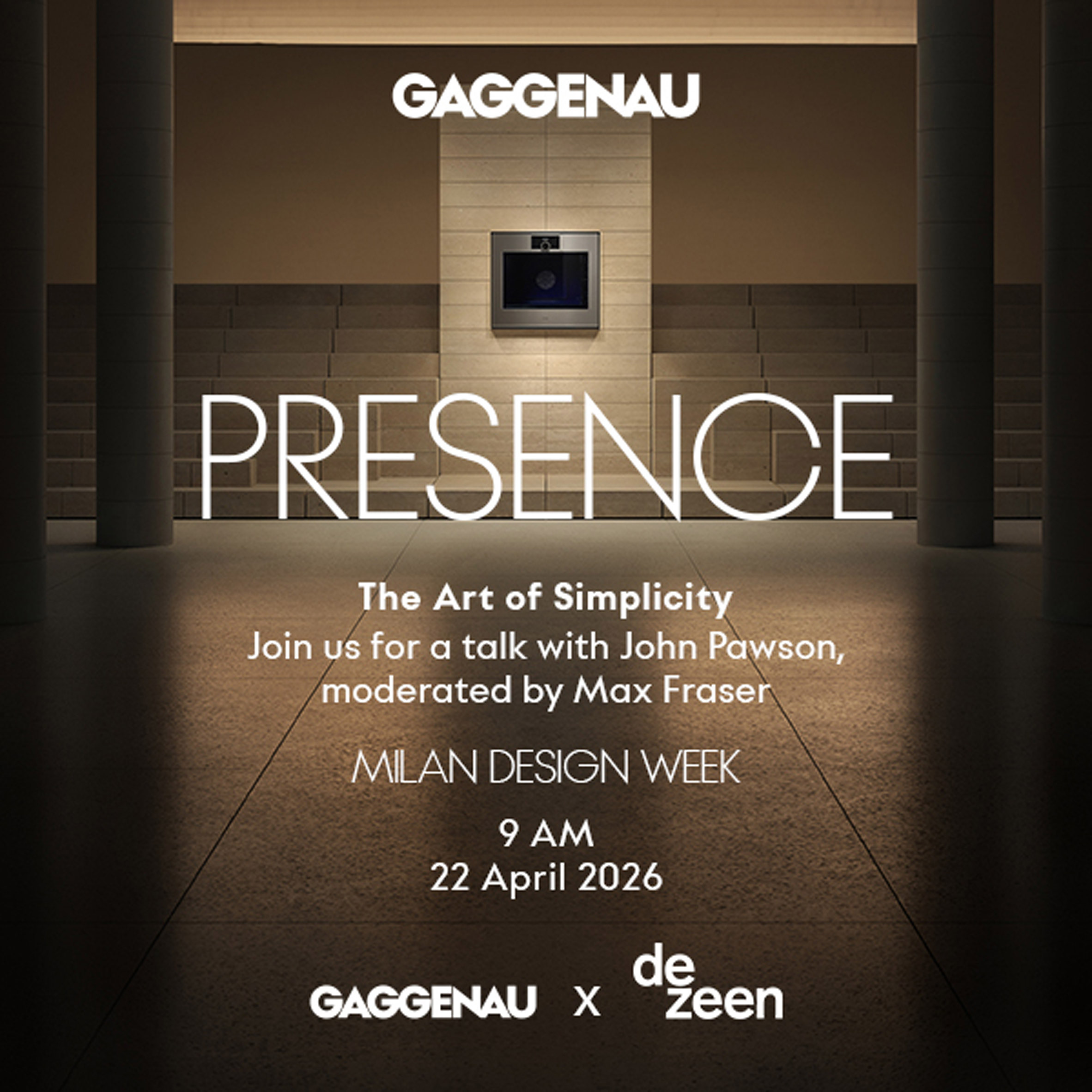 Gaggenau The Art of Simplicity talk