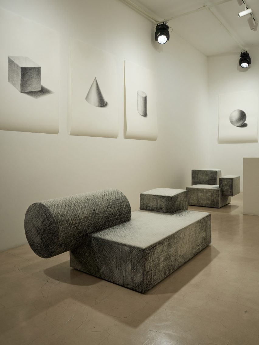 Geometriæ by Front for Moroso, on show in Colombo's Gallery