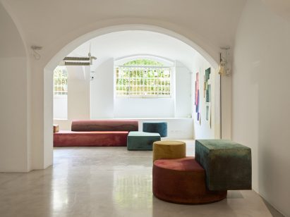 Geometriæ by Front for Moroso, on show in Colombo's Gallery