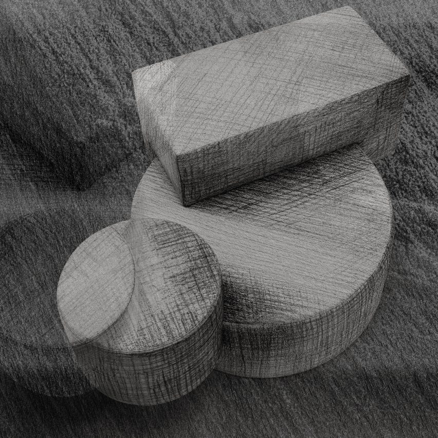 Geometriæ by Front for Moroso, in Graphite version