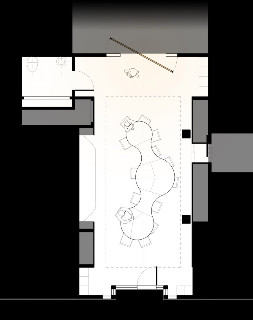 Gourmega restaurant in Manhattan plan