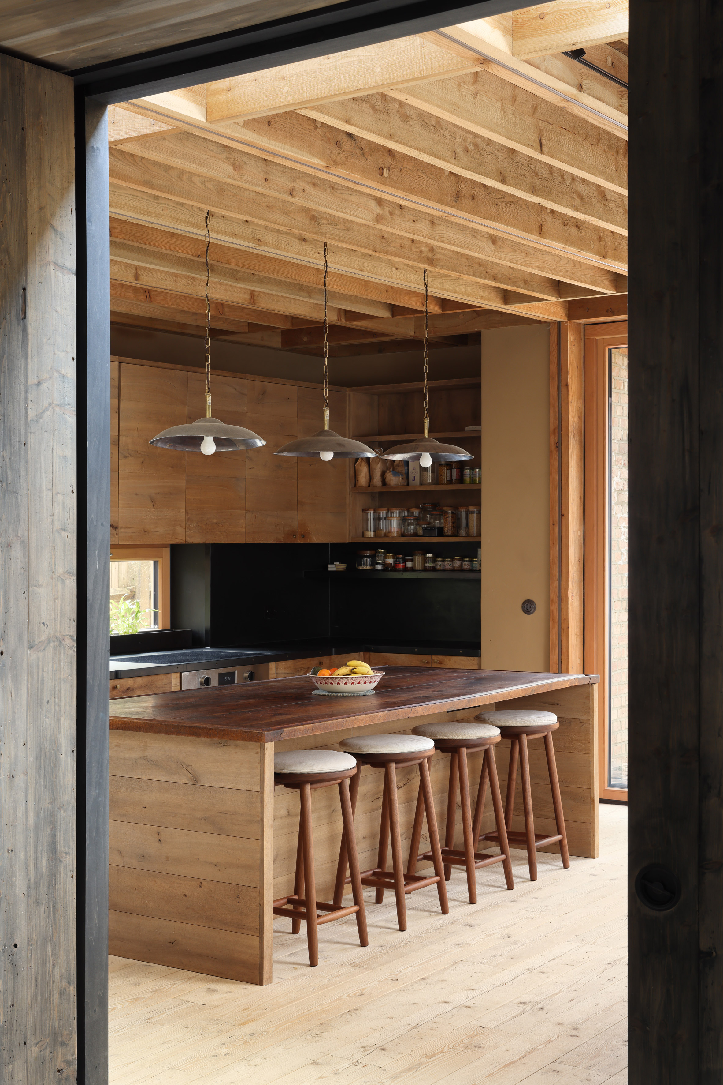 Hampstead Passivhaus timber kitchen